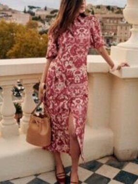 NWT - Sézane Etia Dress - Magda Print Size 38 US 6